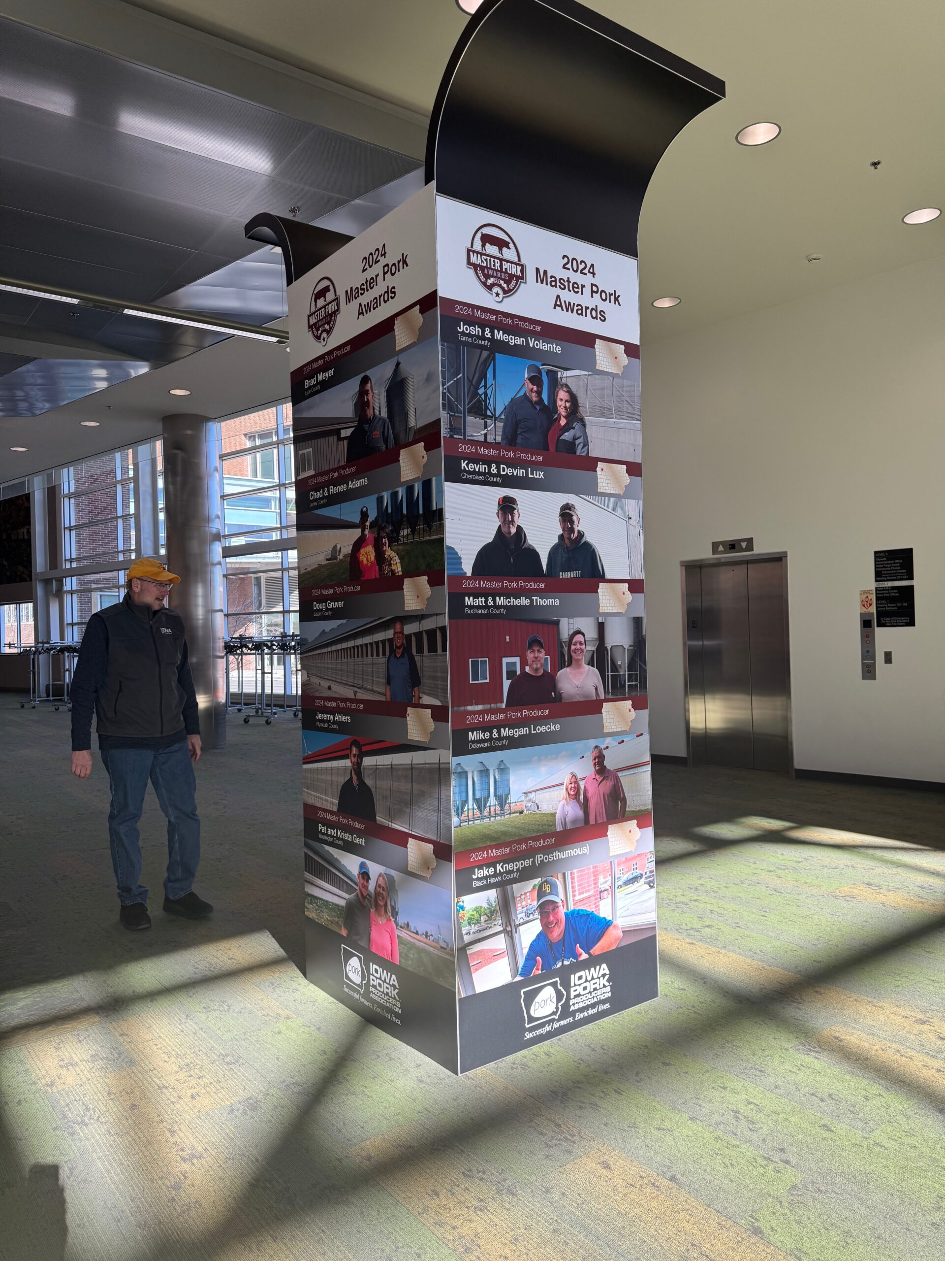 Iowa Pork Congress to be held in downtown Des Moines Iowa celebrating pork producers and pig farming