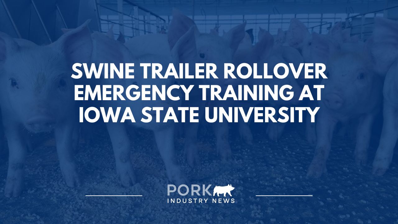 Swine Trailer Rollover Emergency Training at Iowa State University | Pork Industry News
